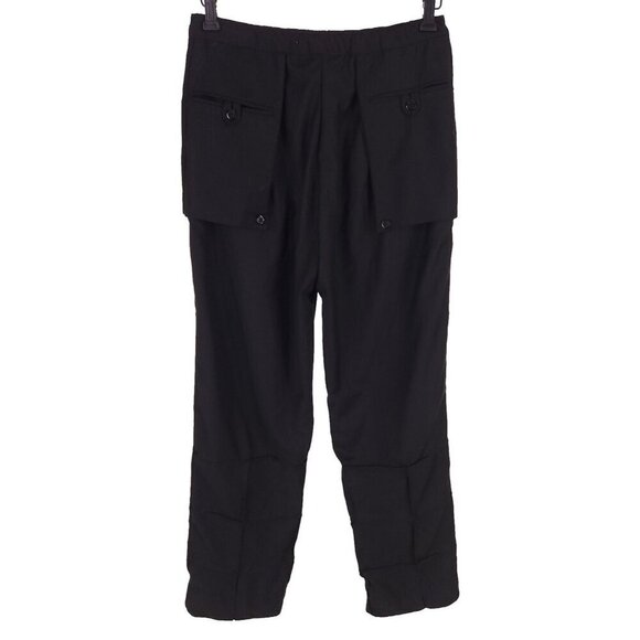 Bloke Patchwork Trousers Size L Mens Black Pants $485 - Picture 8 of 11